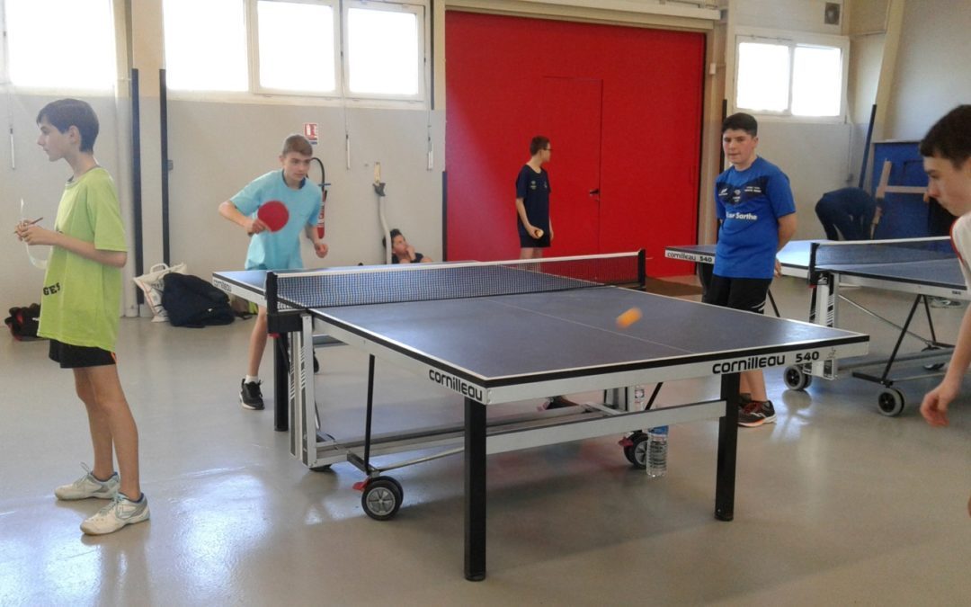 Compétition régionale de tennis de table à Saint Sébastien sur Loire