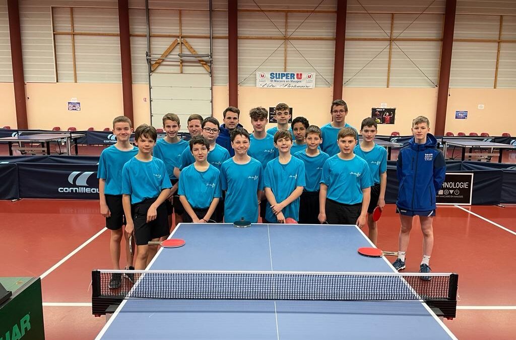 AS : compétition départementale de tennis de table Elite