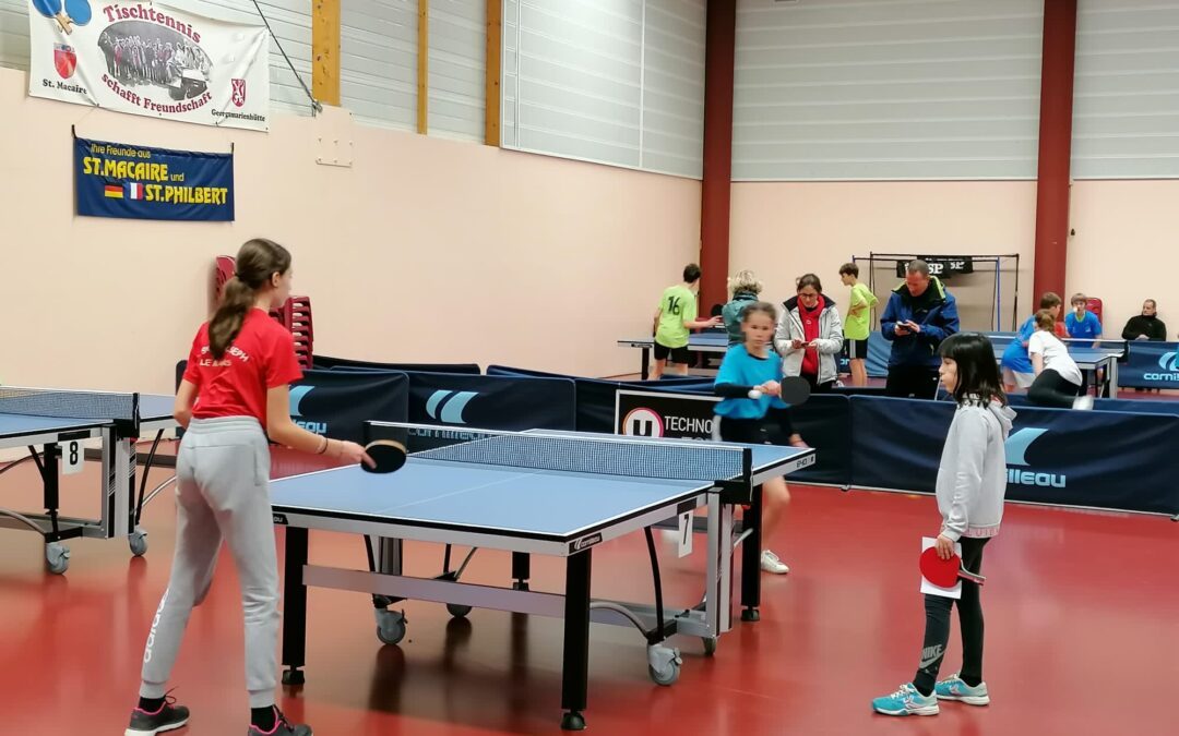 AS : Compétition Tennis de Table Promo niveau régional – mercredi 8 mars 2023